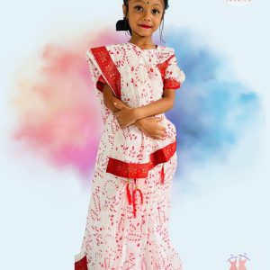 বইশাখী প্রিন্ট রেডি শাড়ী