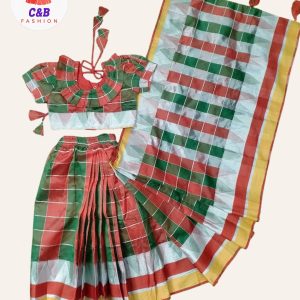 গ্রামীন চেক রেডি শাড়ী